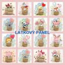 Cottonpanel - látkové panely: bavlna, úplet, teplákovina, softshell
