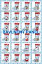 Cottonpanel - látkové panely: bavlna, úplet, teplákovina, softshell