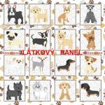 Cottonpanel - látkové panely: bavlna, úplet, teplákovina, softshell