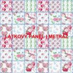 Cottonpanel - látkové panely: bavlna, úplet, teplákovina, softshell
