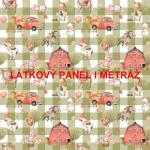 Cottonpanel - látkové panely: bavlna, úplet, teplákovina, softshell