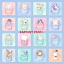Cottonpanel - látkové panely: bavlna, úplet, teplákovina, softshell