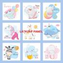 Cottonpanel - látkové panely: bavlna, úplet, teplákovina, softshell