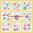 Cottonpanel - látkové panely: bavlna, úplet, teplákovina, softshell