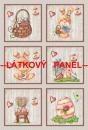 Cottonpanel - látkové panely: bavlna, úplet, teplákovina, softshell