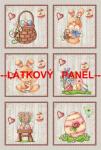 Cottonpanel - látkové panely: bavlna, úplet, teplákovina, softshell