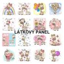 Cottonpanel - látkové panely: bavlna, úplet, teplákovina, softshell