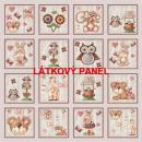Cottonpanel - látkové panely: bavlna, úplet, teplákovina, softshell