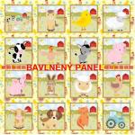 Cottonpanel - látkové panely: bavlna, úplet, teplákovina, softshell