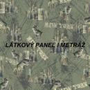 Cottonpanel - látkové panely: bavlna, úplet, teplákovina, softshell