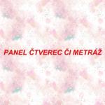 Cottonpanel - látkové panely: bavlna, úplet, teplákovina, softshell