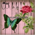 Cottonpanel - látkové panely: bavlna, úplet, teplákovina, softshell