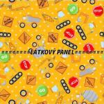 Cottonpanel - látkové panely: bavlna, úplet, teplákovina, softshell