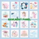 Cottonpanel - látkové panely: bavlna, úplet, teplákovina, softshell