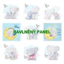 Cottonpanel - látkové panely: bavlna, úplet, teplákovina, softshell