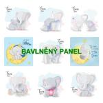 Cottonpanel - látkové panely: bavlna, úplet, teplákovina, softshell