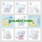 Cottonpanel - látkové panely: bavlna, úplet, teplákovina, softshell