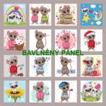 Cottonpanel - látkové panely: bavlna, úplet, teplákovina, softshell