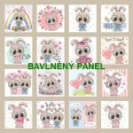 Cottonpanel - látkové panely: bavlna, úplet, teplákovina, softshell