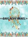 Cottonpanel - látkové panely: bavlna, úplet, teplákovina, softshell