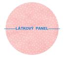 Cottonpanel - látkové panely: bavlna, úplet, teplákovina, softshell