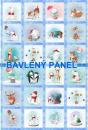 Cottonpanel - látkové panely: bavlna, úplet, teplákovina, softshell