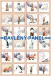 Cottonpanel - látkové panely: bavlna, úplet, teplákovina, softshell