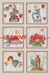 Cottonpanel - látkové panely: bavlna, úplet, teplákovina, softshell