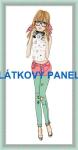 Cottonpanel - látkové panely: bavlna, úplet, teplákovina, softshell