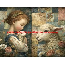 Látkový panel  kolekce NA FARMĚ  594-75