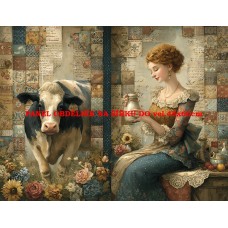 Látkový panel  kolekce NA FARMĚ  594-97