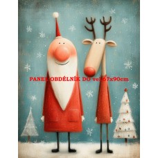 Látkový panel VÁNOČNÍ 578-273