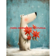 Látkový panel VÁNOČNÍ 578-275