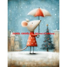 Látkový panel VÁNOČNÍ 578-280