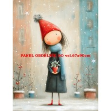 Látkový panel VÁNOČNÍ 578-283