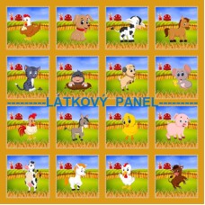 Bavlněná látka - sada 25x25 cm 14NA STATKU  skladem