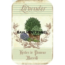 BAVLNĚNÝ PANEL  16x25 cm  lef594
