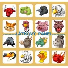 Bavlněná látka - sada 35x35 cm 25zoo  skladem