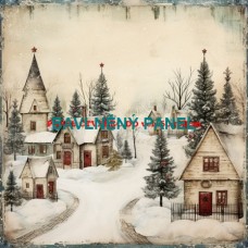 BAVLNĚNÝ PANEL  25x25 cm fbv644