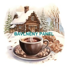 BAVLNĚNÝ PANEL  25x25 cm fbv631