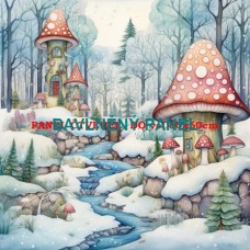 BAVLNĚNÝ PANEL  25x25 cm fbv634