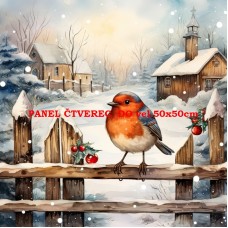 BAVLNĚNÝ PANEL  25x25 cm fbv776