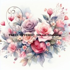 BAVLNĚNÝ PANEL 25x25 cm flp741