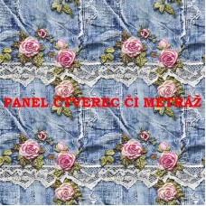 BAVLNĚNÝ PANEL  15x15 cm  -   kve353