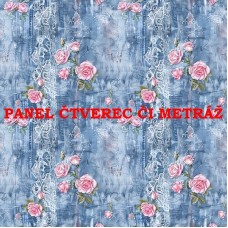 BAVLNĚNÝ PANEL  20x20 cm  -   kve358