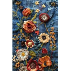 BAVLNĚNÝ PANEL  13x20 cm  -   kve348