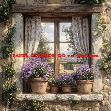 bavlněný panel 30x30 cm  flp734