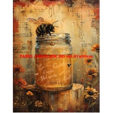 BAVLNĚNÝ PANEL  8x10 cm  -   kve416