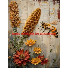 BAVLNĚNÝ PANEL  8x10 cm  -   kve415