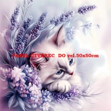 BAVLNĚNÝ PANEL  10x10 cm   LEF583